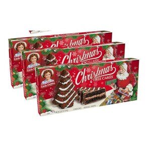 Little Debbie Christmas Chocolate Snack Cakes Wrapped 3 boxes of 5